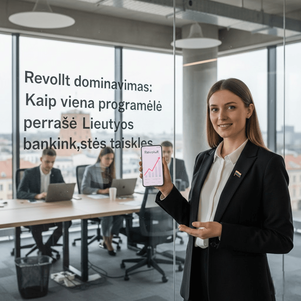 Revolut dominavimas: Kaip viena programėlė perrašė Lietuvos bankininkystės taisykles