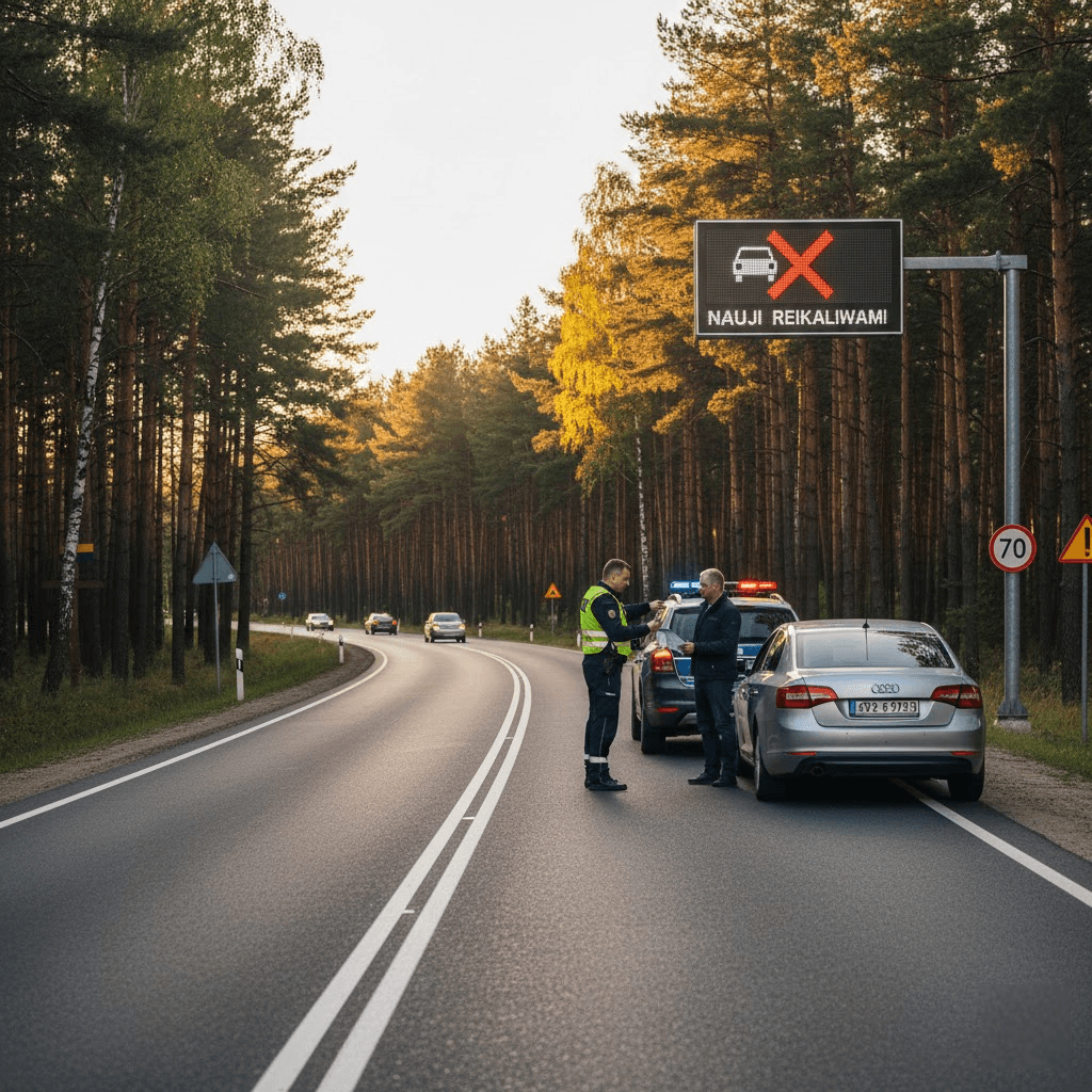 Kelių eismo taisyklės: nauji reikalavimai ir dažniausios vairuotojų klaidos