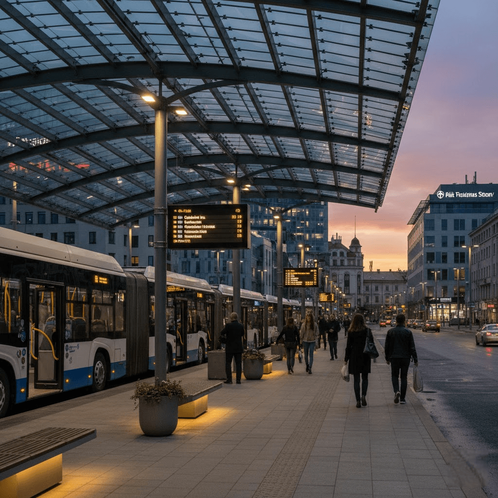 Autobusų stotis: šiuolaikiniai miesto vartai ir nepastebima jų evoliucija