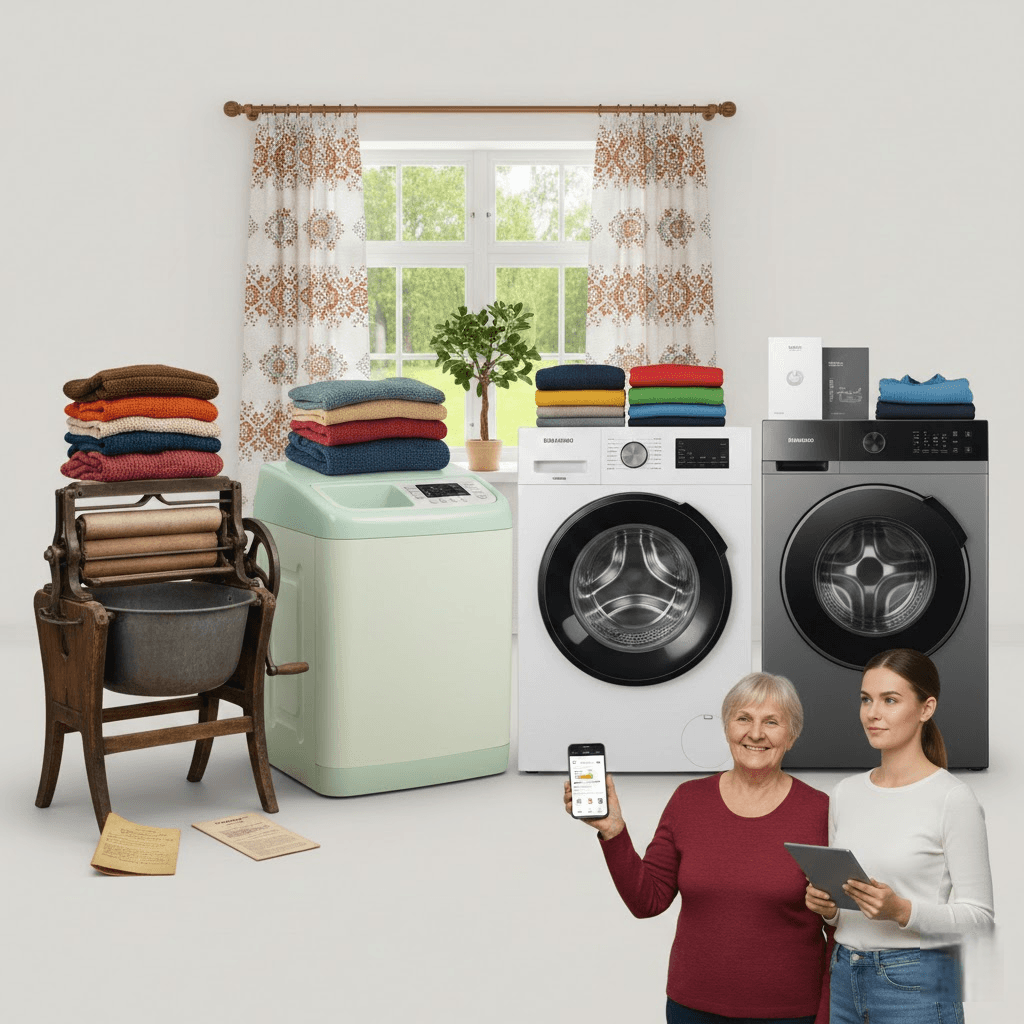 Skalbimo mašinos evoliucija: Ką nutyli gamintojai ir ką vertina vartotojai