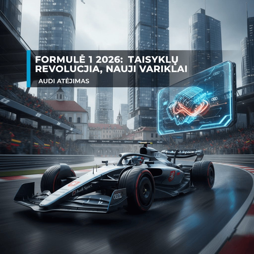 Formulė 1 2026: Taisyklių Revoliucija, Nauji Varikliai ir Audi Atėjimas