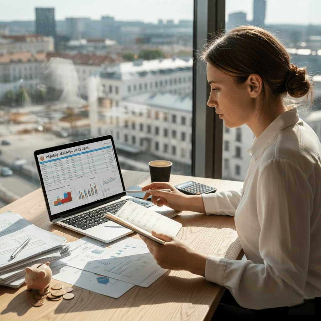 Pajamų deklaravimas 2026: Strategijos, kaip nesuklysti ir atgauti permokas