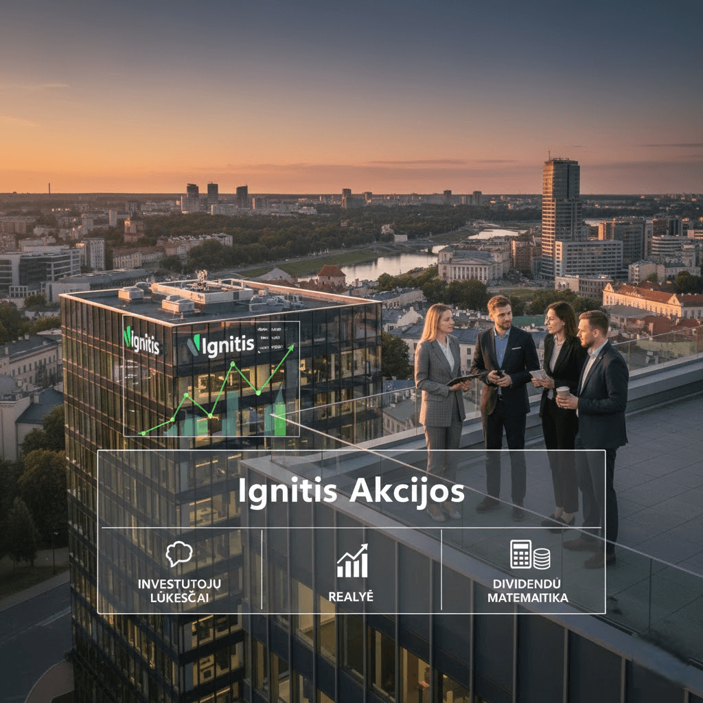 Ignitis akcijos: Investuotojų lūkesčiai, realybė ir dividendų matematika