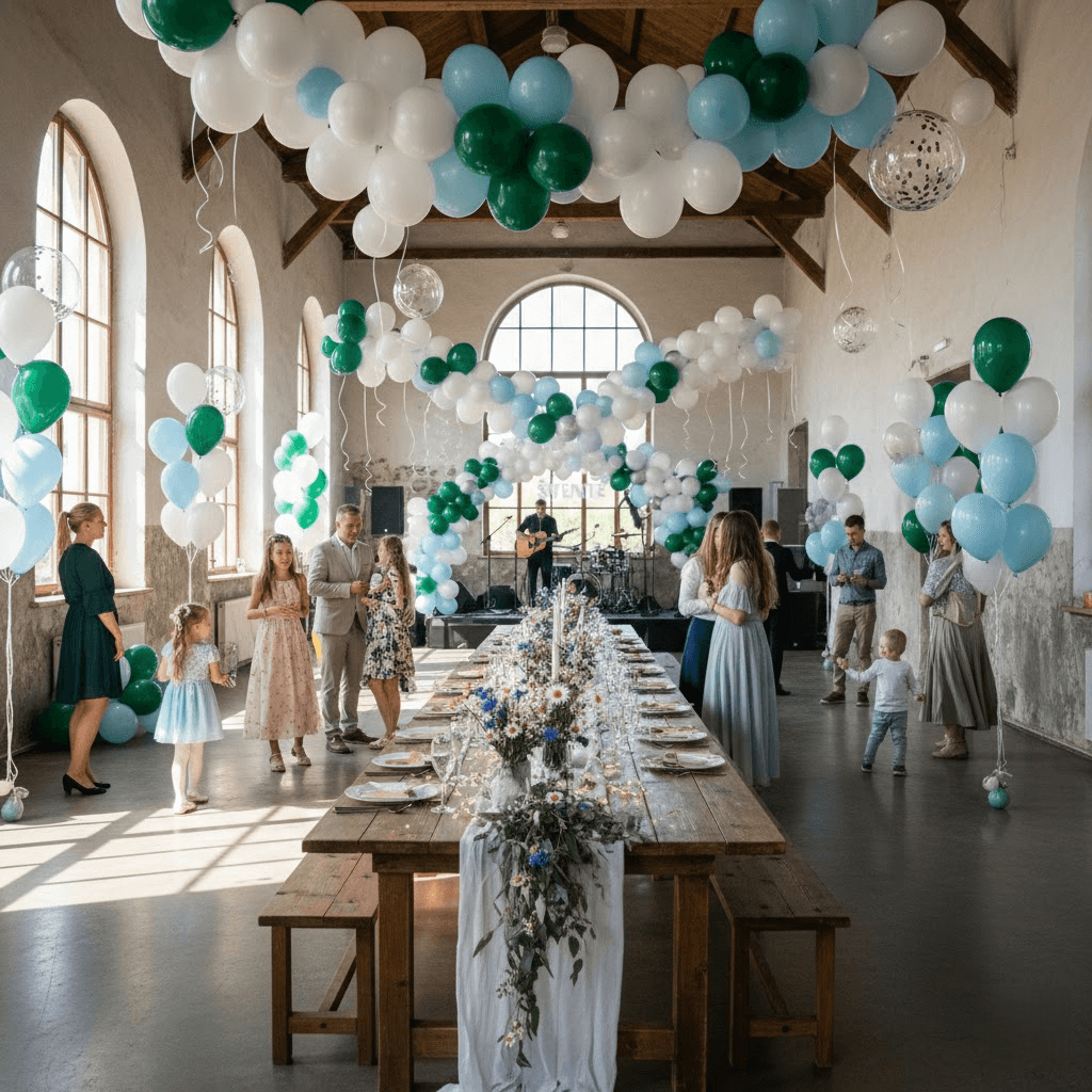 Balionų magija: Kaip paprastą erdvę paversti šventės oaze